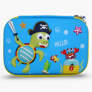 Fish Design Pencil Case – Light Blue