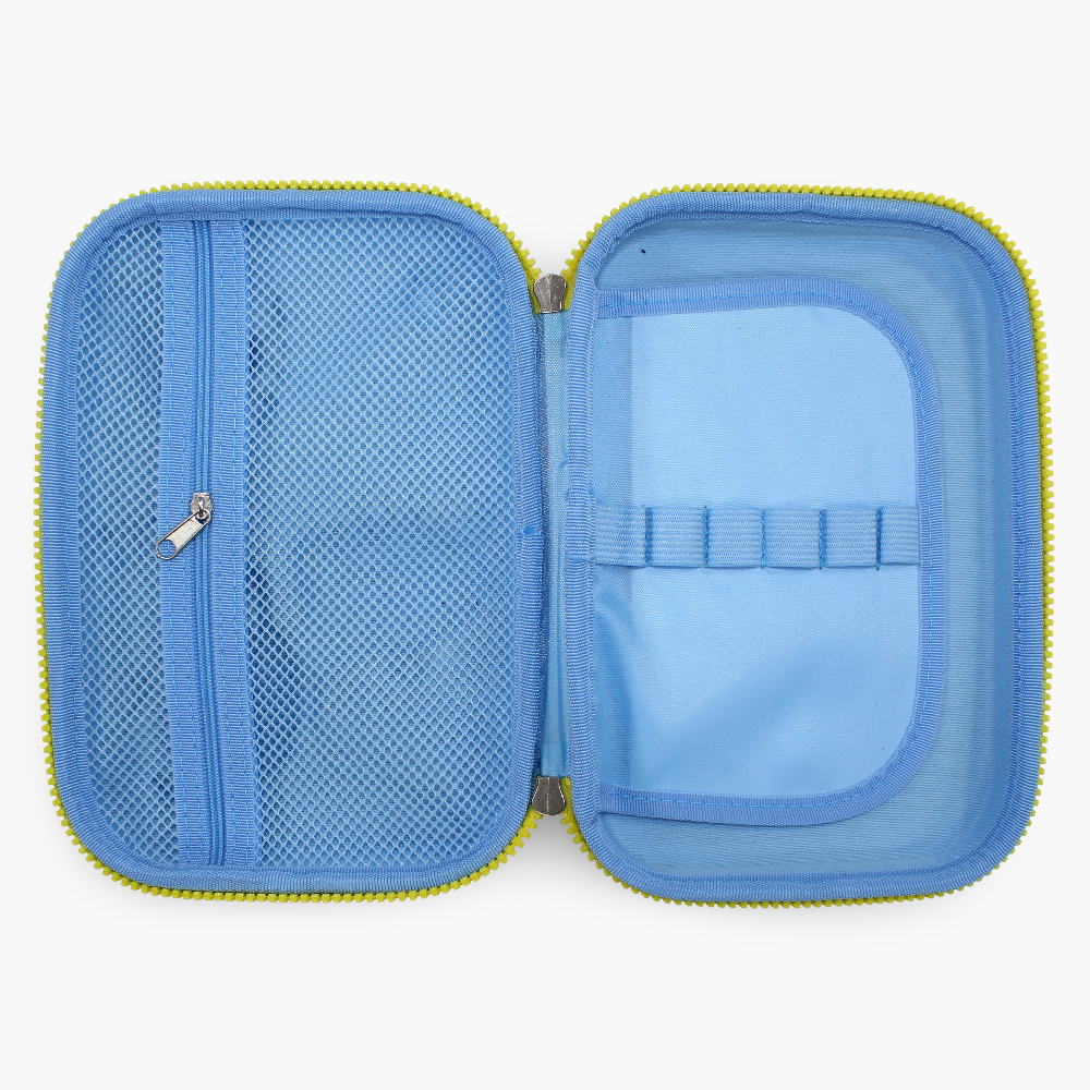 Fish Design Pencil Case – Light Blue