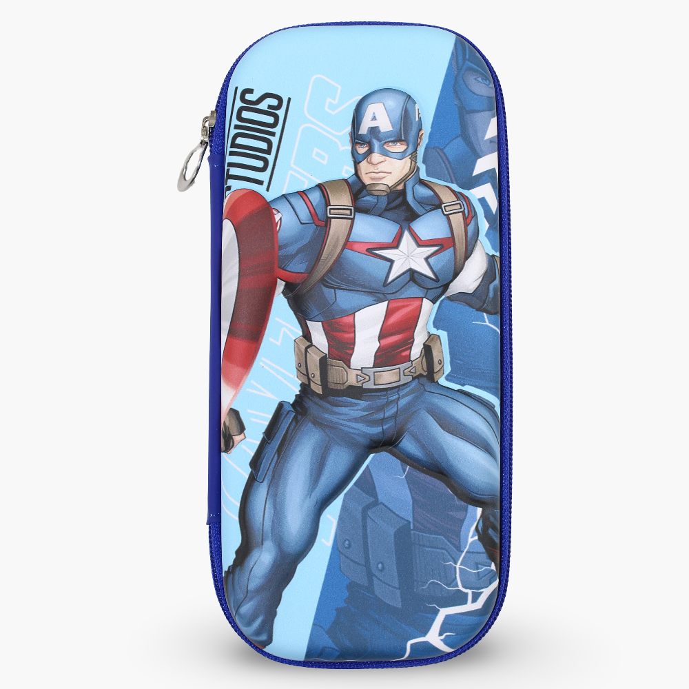 Captain America Pencil Case – Light Blue