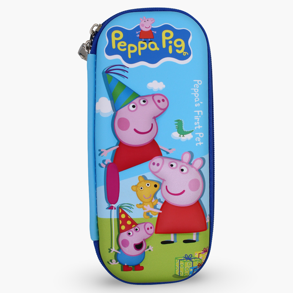 Peppa Pig Pencil Case – Light Blue