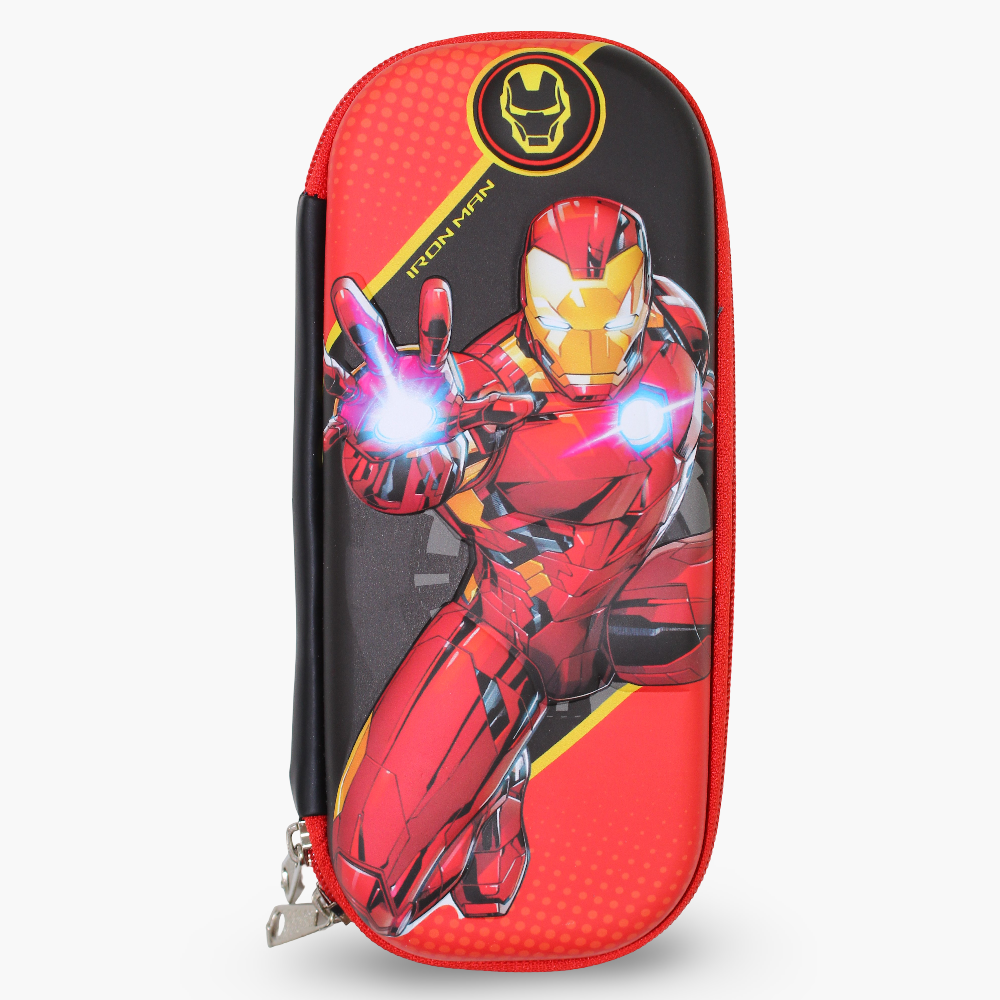 Ironman Pencil Case – Red & Black