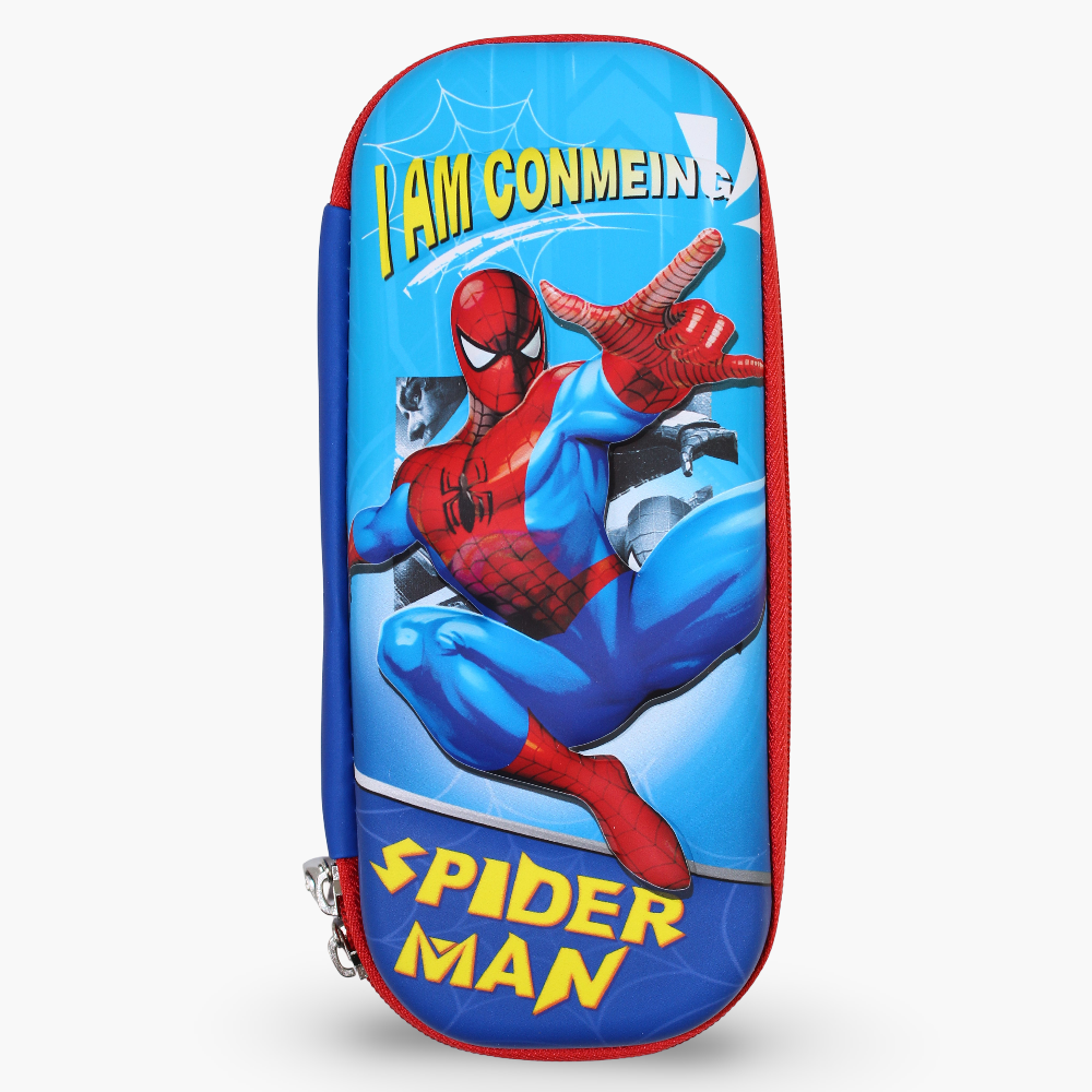 Spiderman Pencil Case – Double Blue