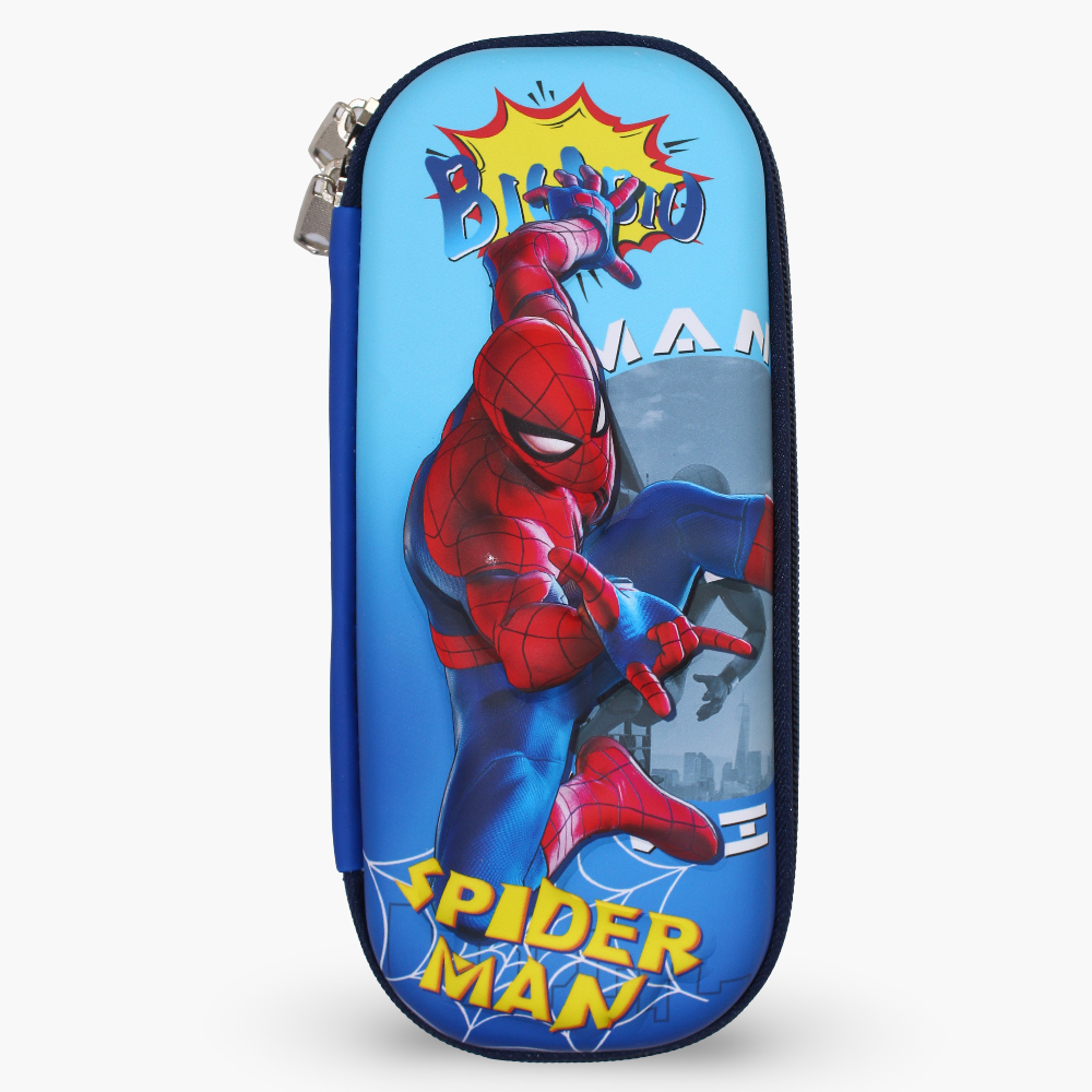 Spiderman Pencil Case – Light Blue/Blue