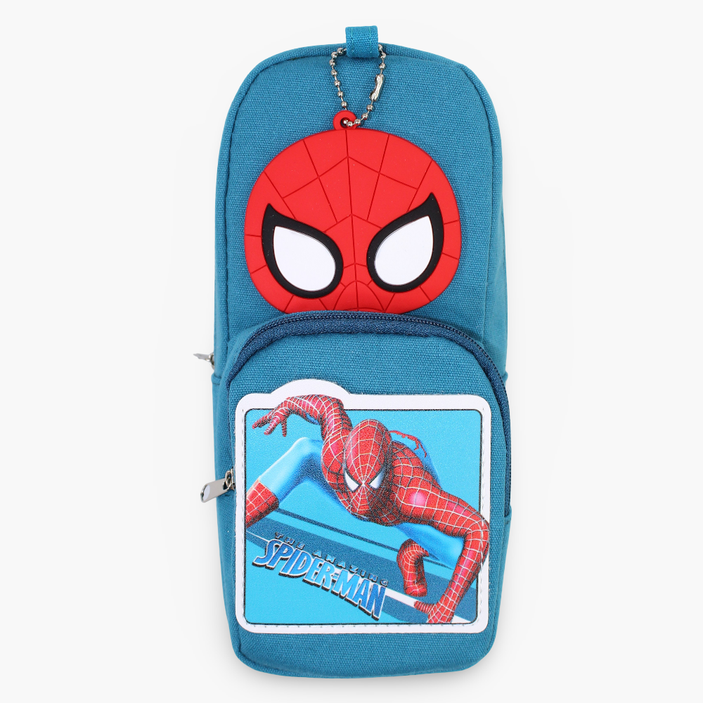 Spiderman Pencil Case - Turquoise