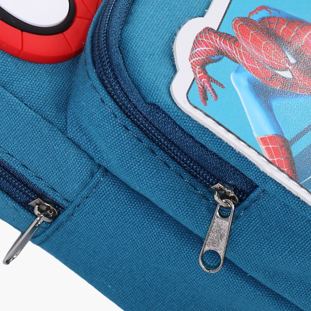 Spiderman Pencil Case - Turquoise