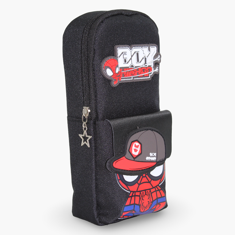 Spiderman Pencil Case - Black