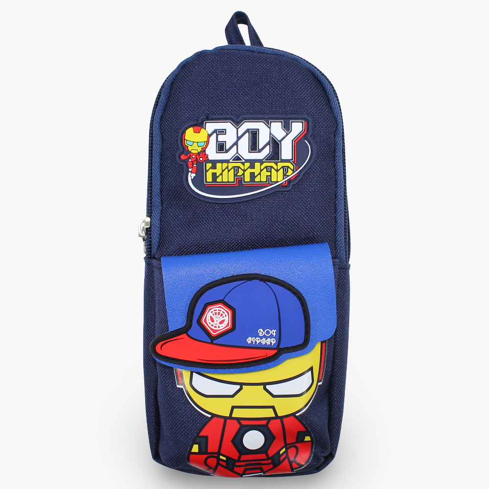 Iron Man Pencil Case – Navy Blue