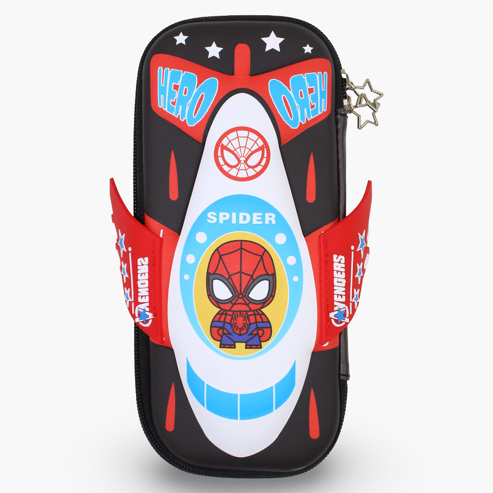 Spiderman Pencil Case – Black