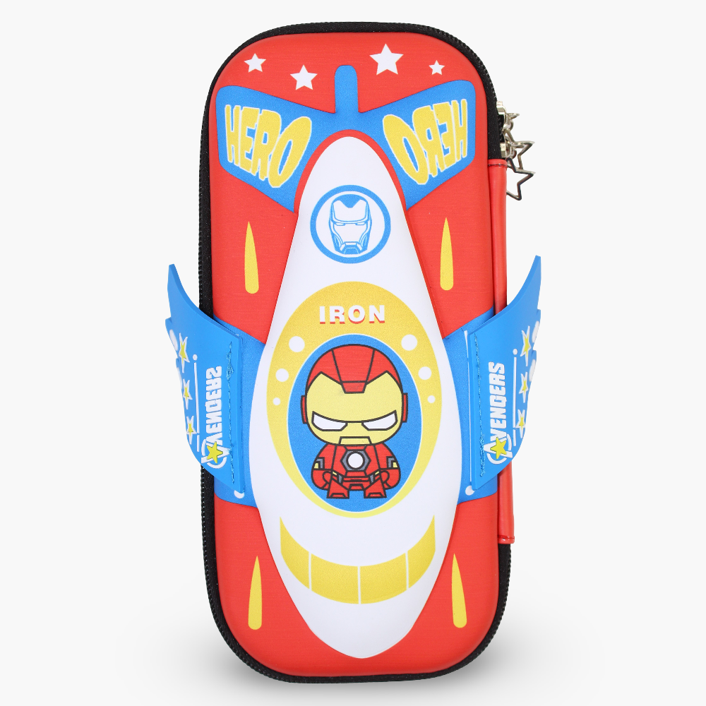 Iron Man Pencil Case – Red