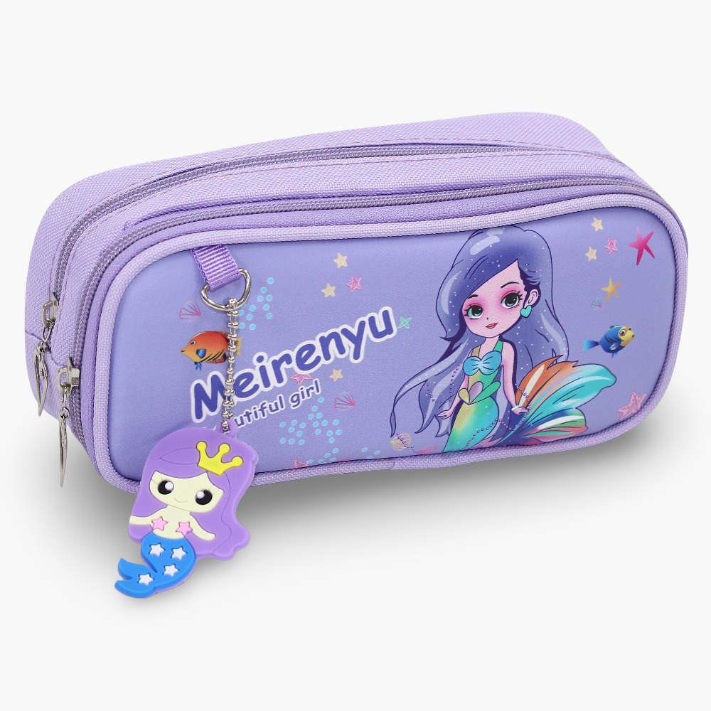 Mermaid Pencil Case - Purple