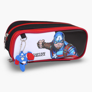 Captain America Pencil Case - Black