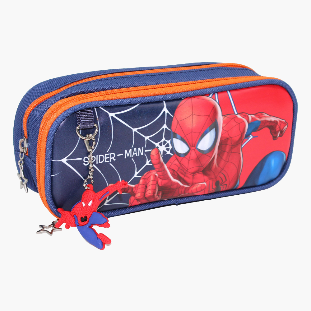 Spiderman Pencil Case - Navy Blue