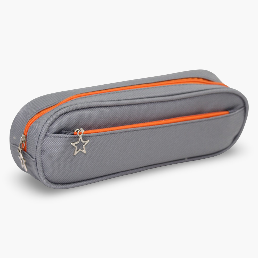 Space Themed Pencil Case - Grey