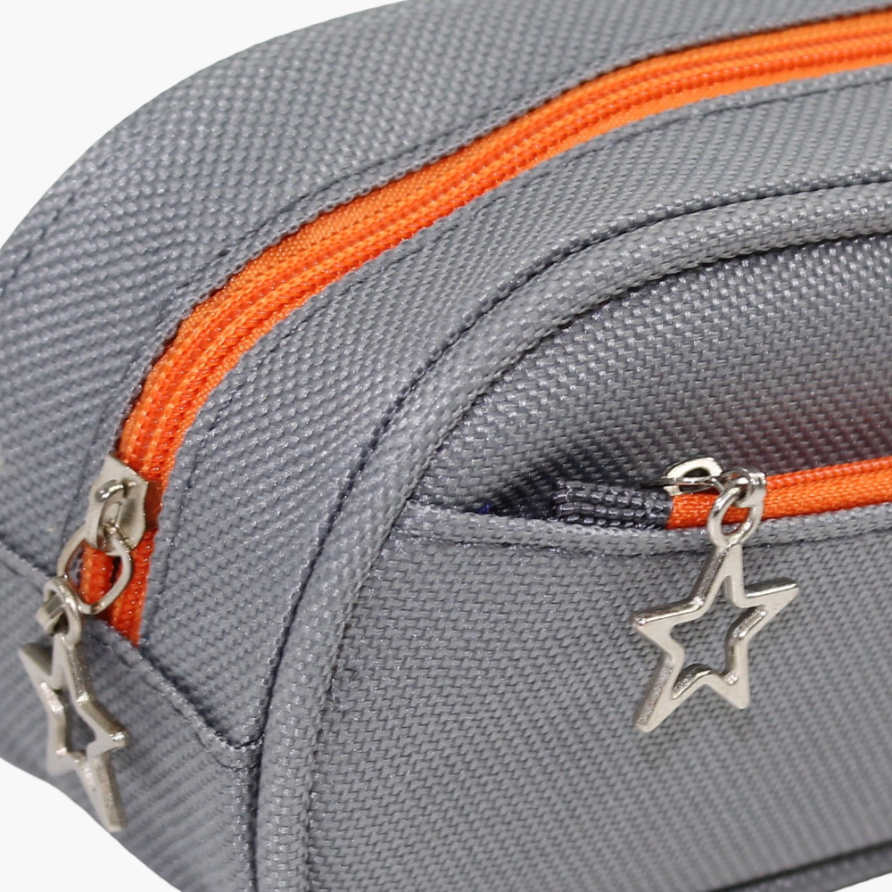 Space Themed Pencil Case - Grey