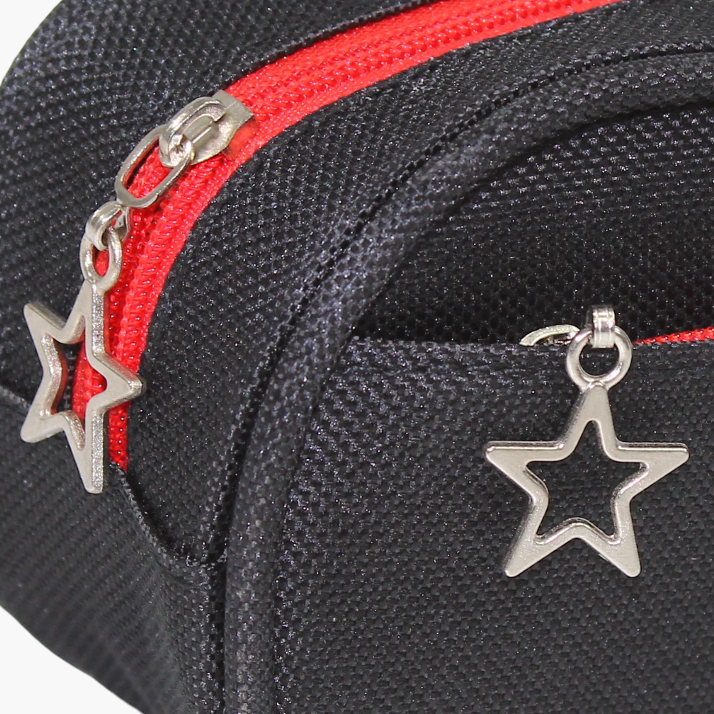 Space Themed Pencil Case - Black