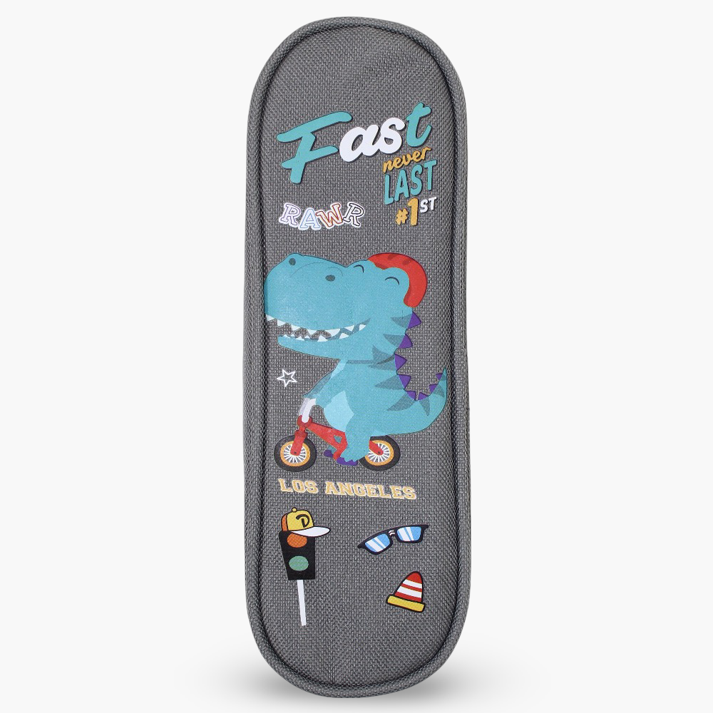 Dinosaur Pencil Case – Grey