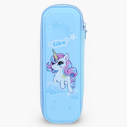 Unicorn Pencil Case – Light Blue