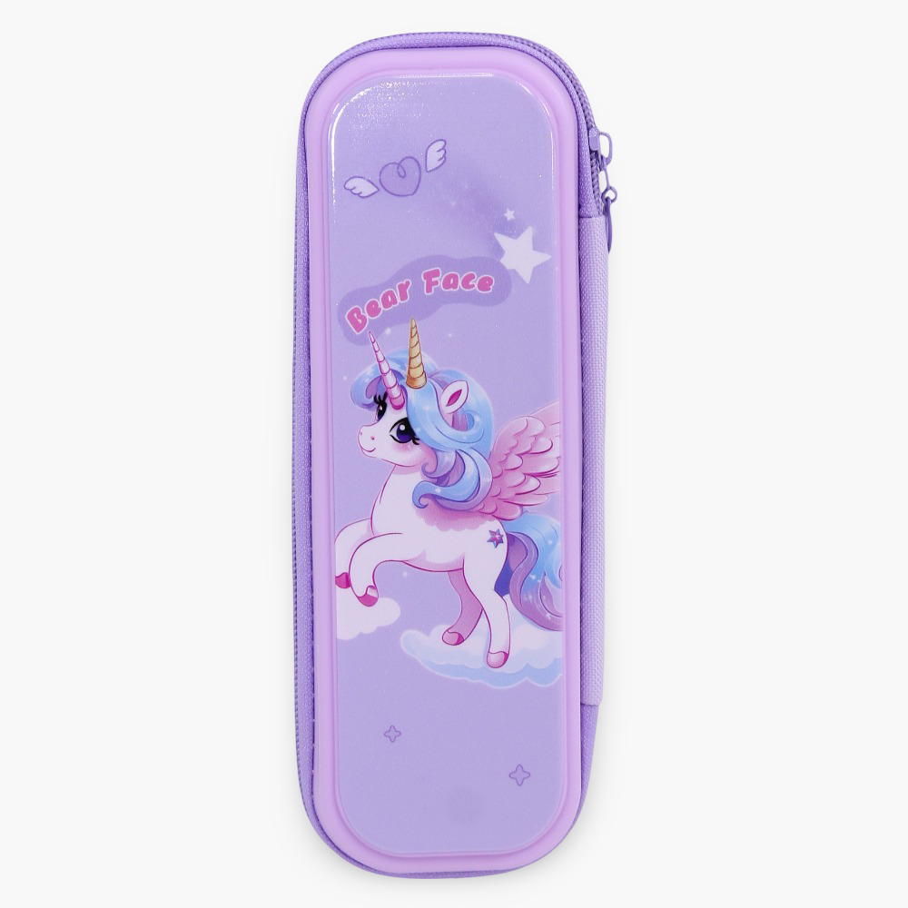 Unicorn Pencil Case – Purple