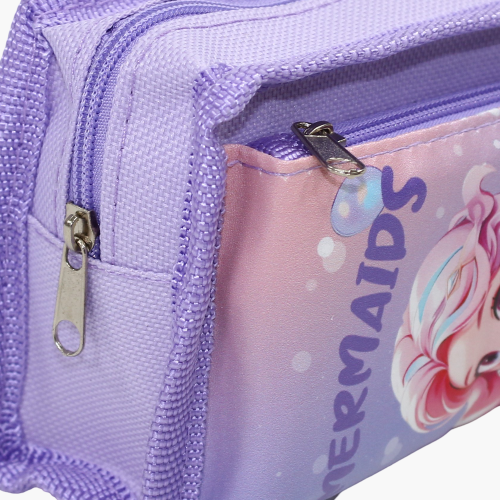 Mermaid Pencil Case - Purple