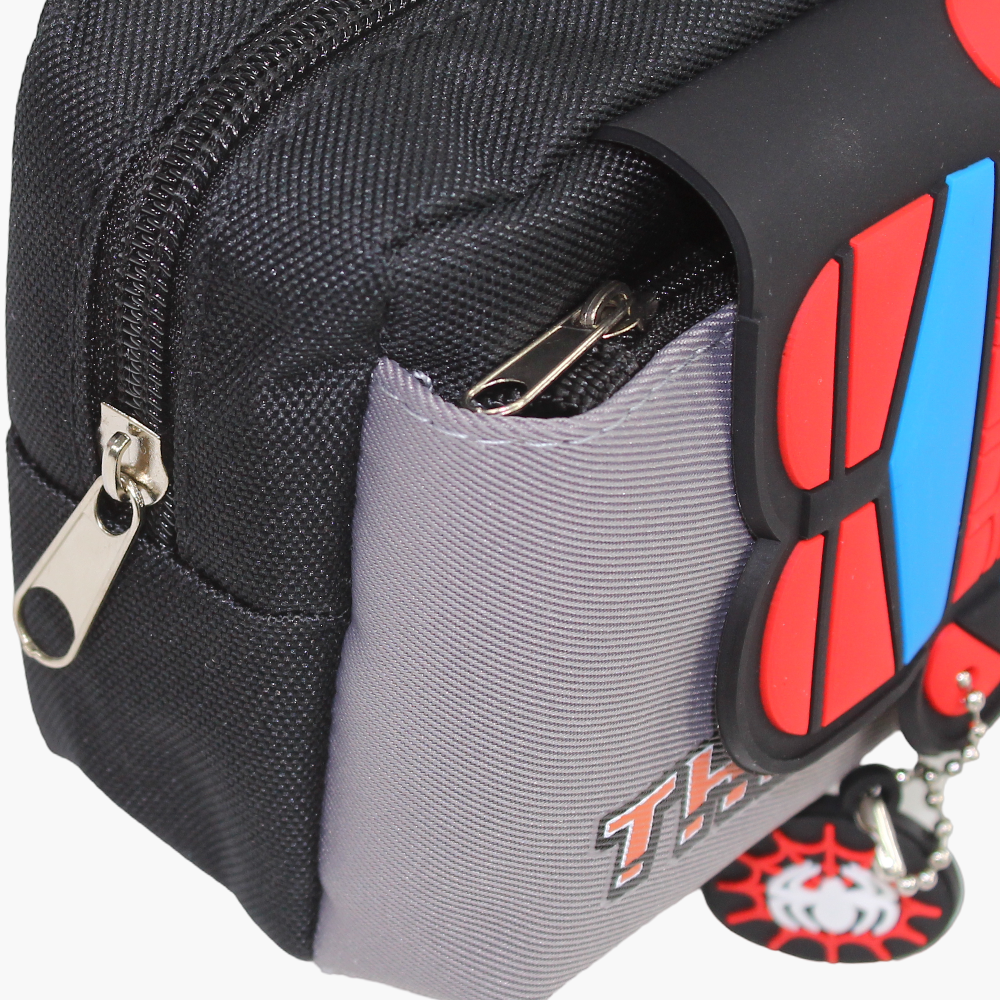 Spiderman Pencil Case – Black & Grey