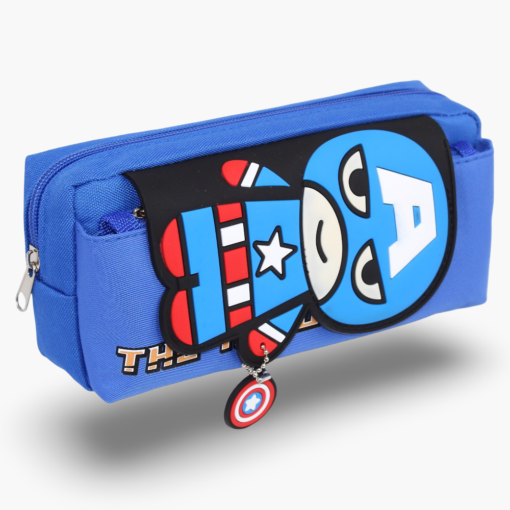 Captain America Pencil Case – Blue
