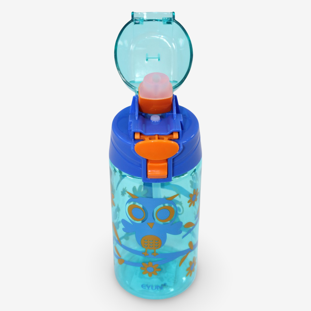 Plastic Water Bottle – Owl Design