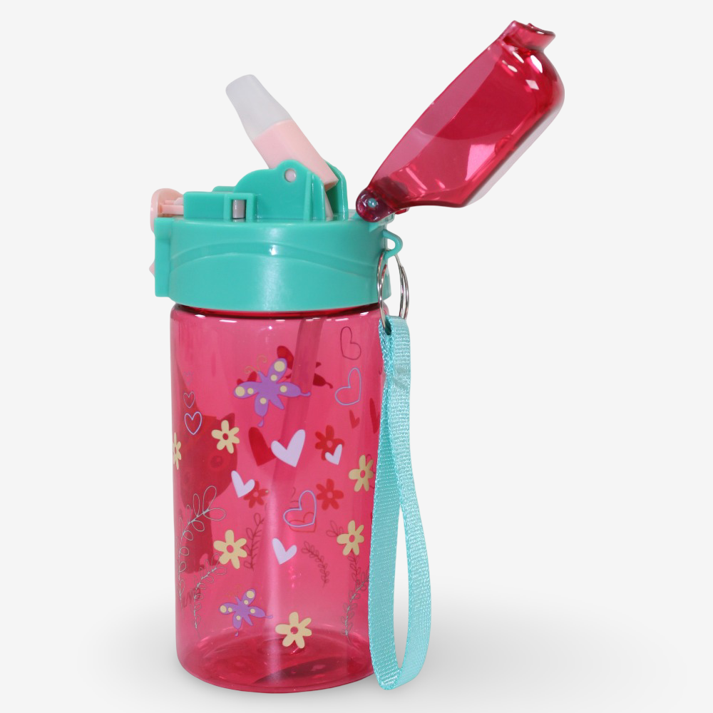 Plastic Water Bottle - Cats Theme (450ml)