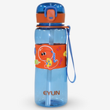 Plastic Water Bottle - Bubbly Dino Design (600ml)