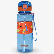 Plastic Water Bottle - Bubbly Dino Design (600ml)