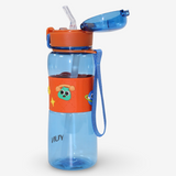 Plastic Water Bottle - Bubbly Dino Design (600ml)
