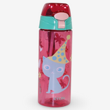 Plastic Water Bottle – Fun Cat Design (600ml)