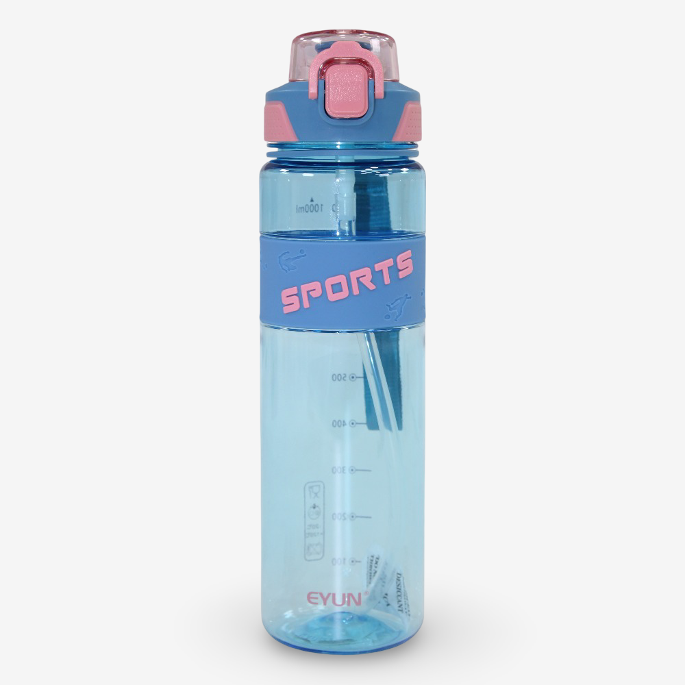 Plastic Water Bottle – "Sports" Print (1L)