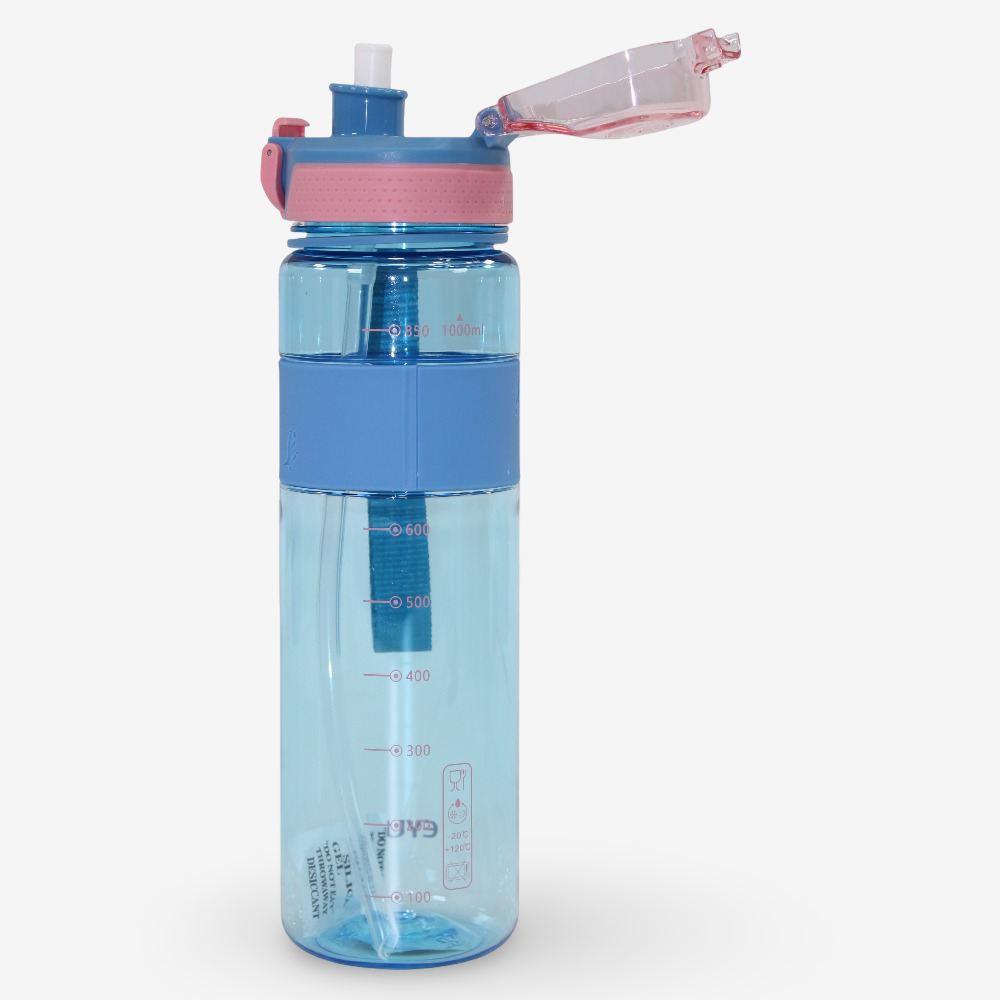 Plastic Water Bottle – "Sports" Print (1L)