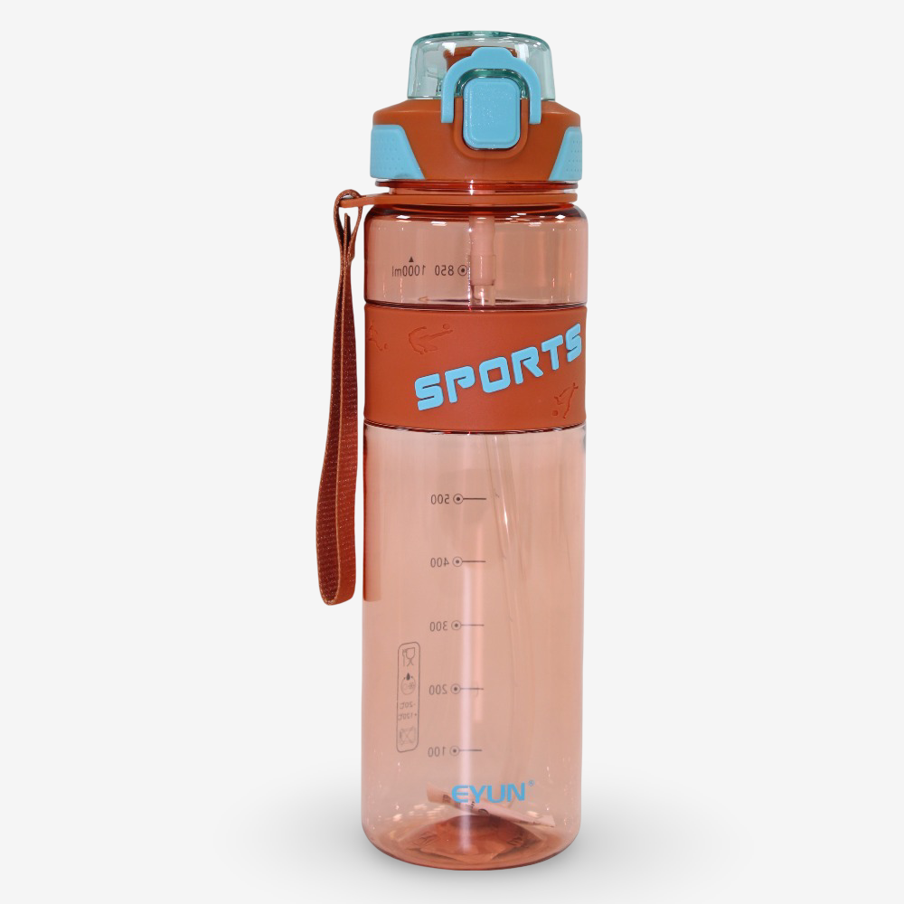 Plastic Water Bottle – "Sports" Print (1L)