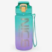 Plastic Water Bottle – Green/Purple (550ml)