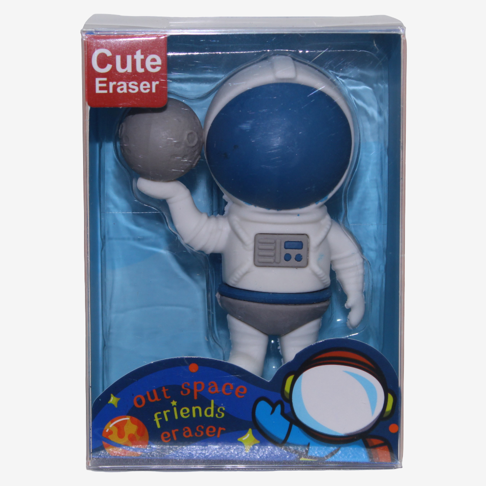 Astronaut Shaped Eraser – Blue