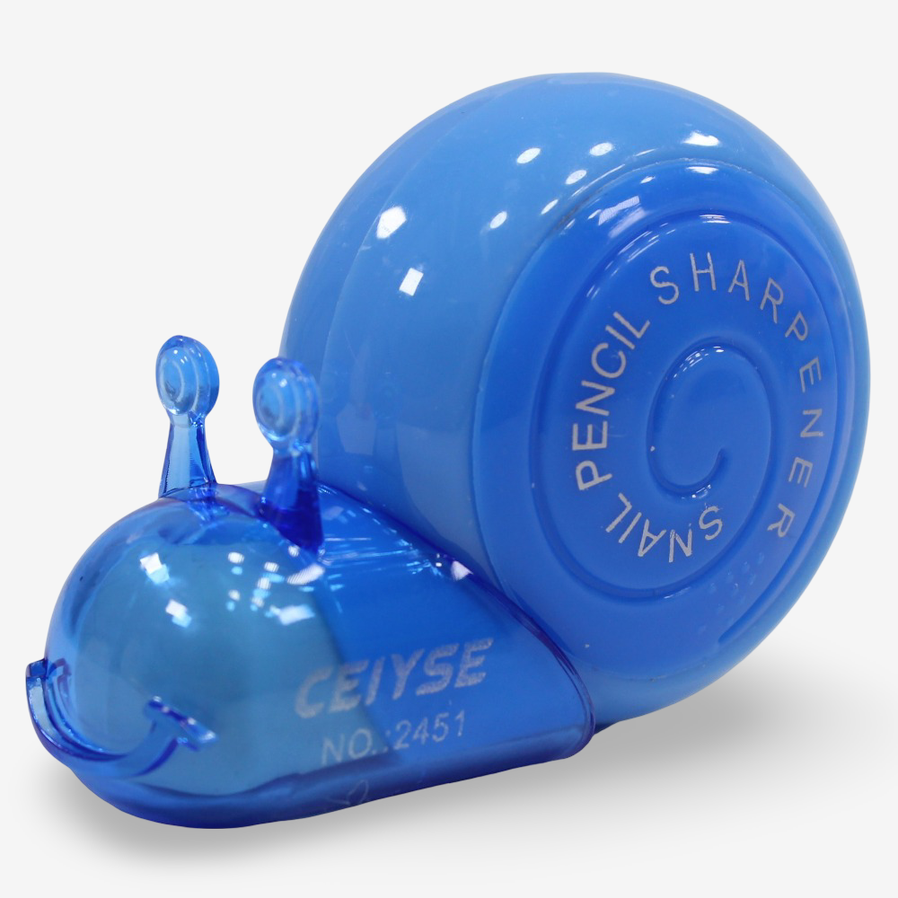 Snail Shaped Pencil Sharpener – Blue