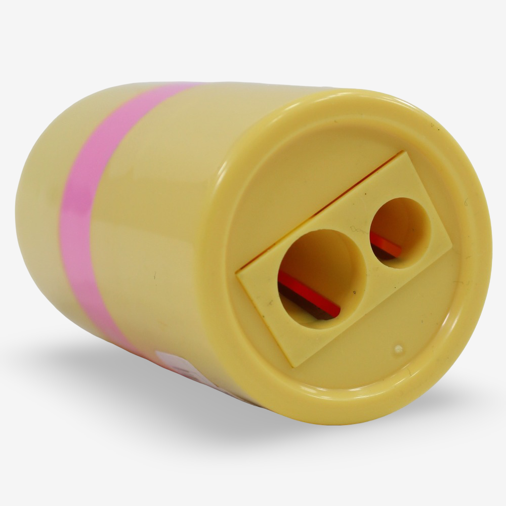 Lipstick Shaped Pencil Sharpener/Eraser – Yellow