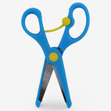 Blue Scissors with Metal Blade