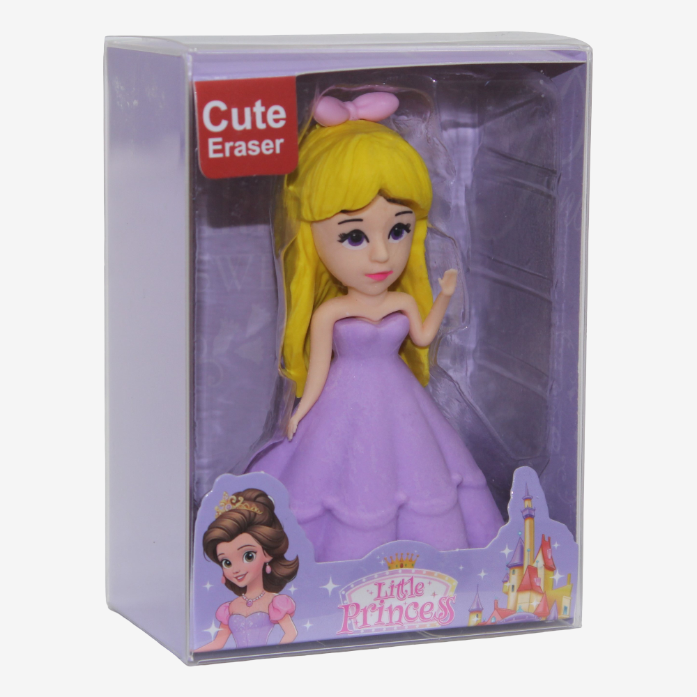 Doll Shaped Eraser – Purple