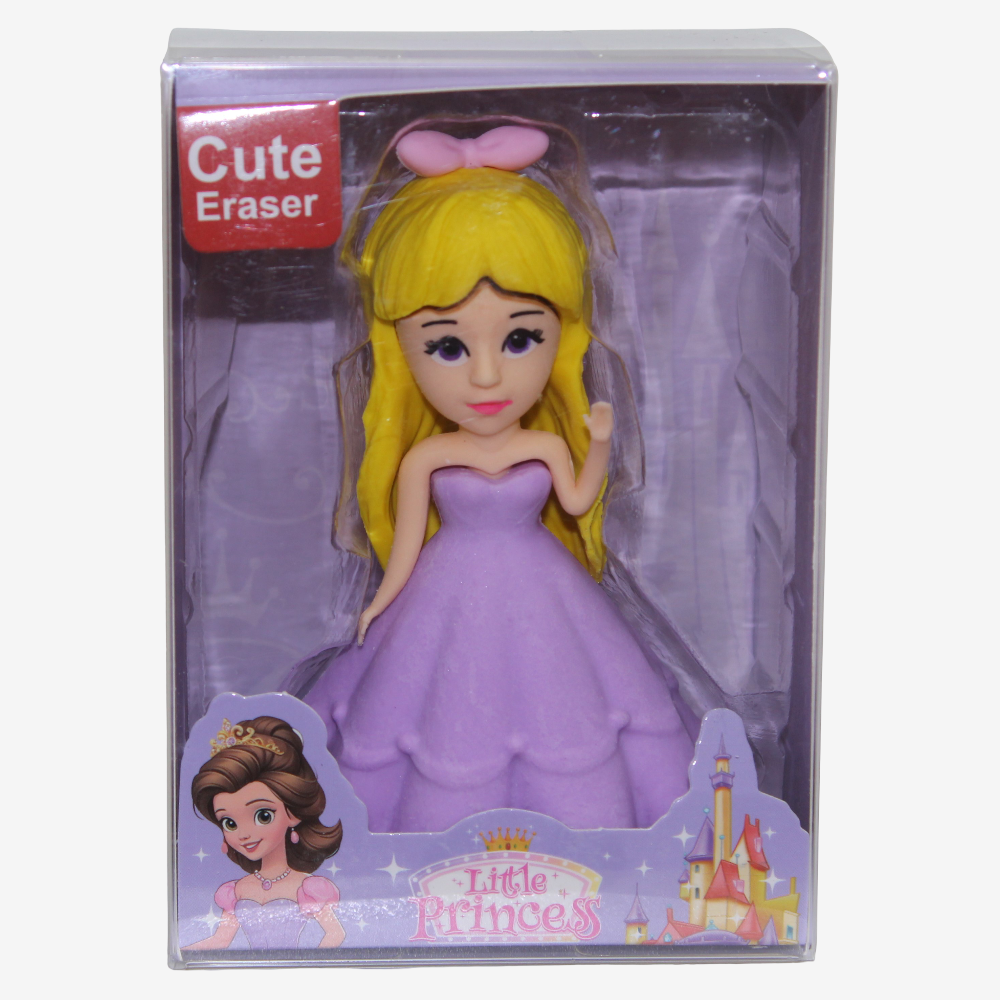Doll Shaped Eraser – Purple