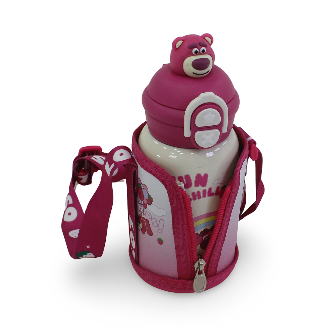Lotso Strawberry Bear Stainless Steel Water Bottle
