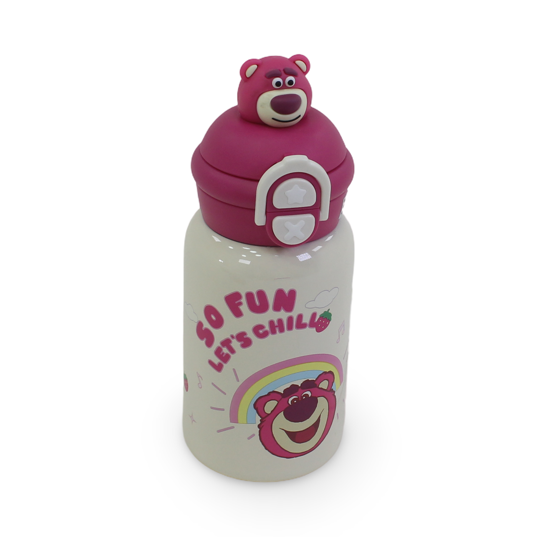 Lotso Strawberry Bear Stainless Steel Water Bottle