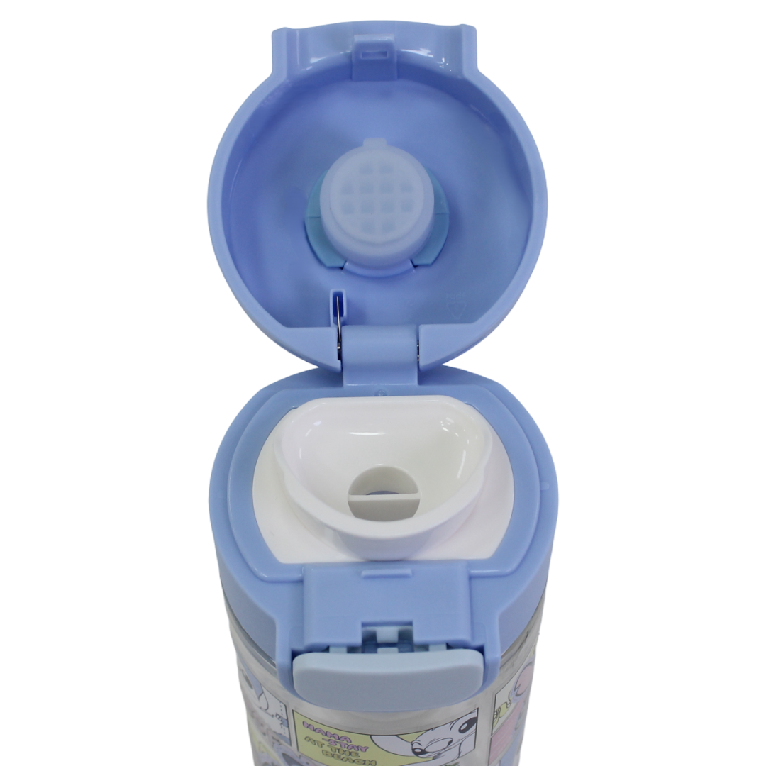 Stitch Plastic Water Bottle – Baby Blue