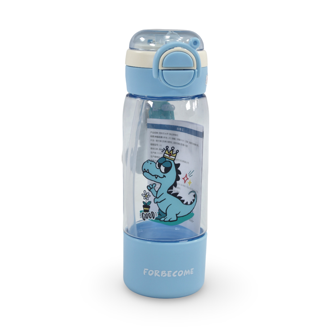 Forbe Dino Plastic Water Bottle – Baby Blue