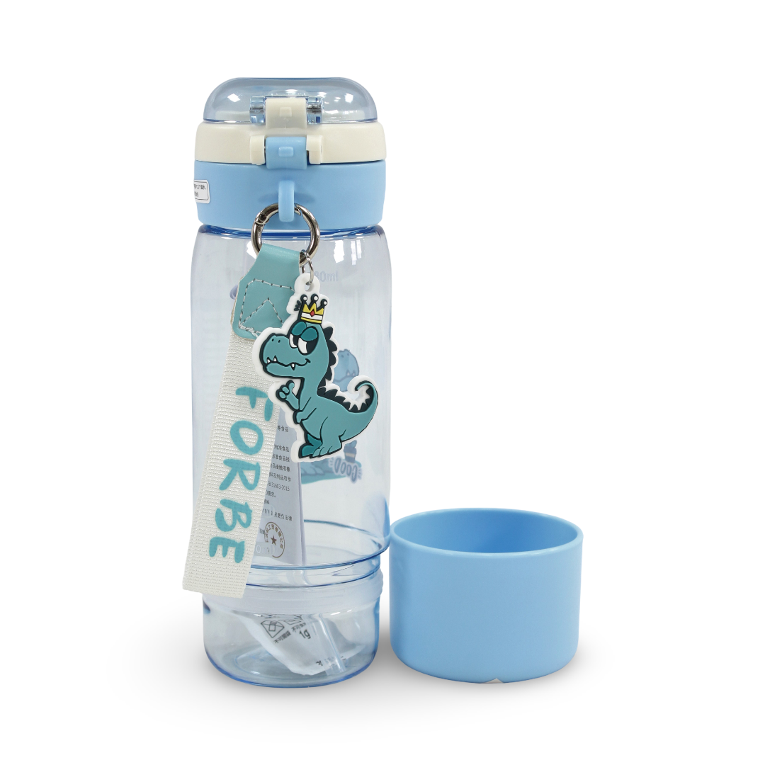 Forbe Dino Plastic Water Bottle – Baby Blue