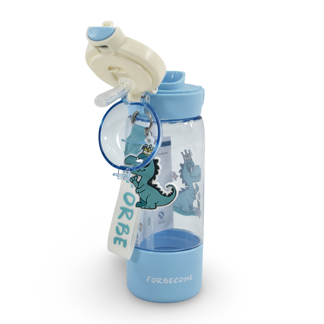 Forbe Dino Plastic Water Bottle – Baby Blue