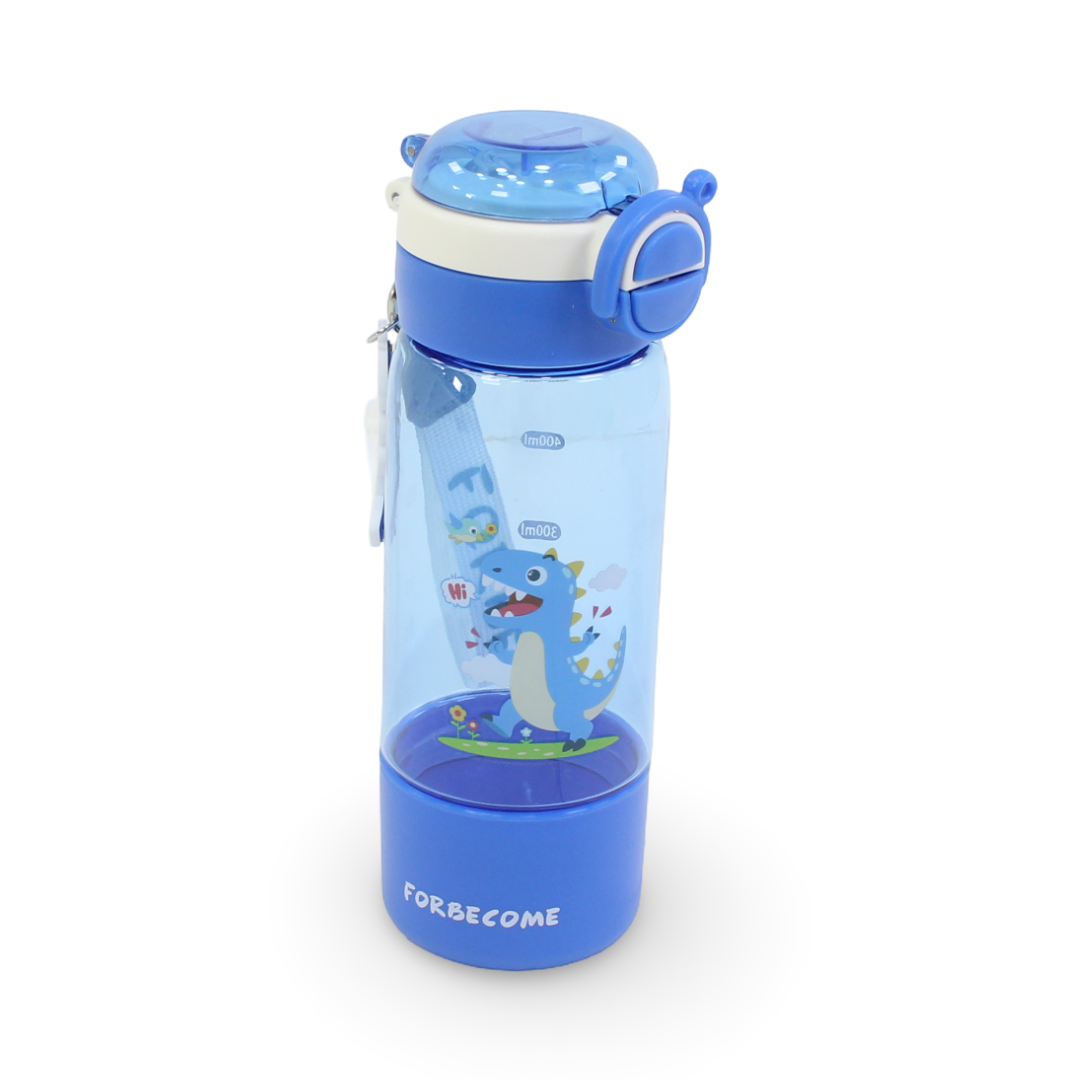 Dino Plastic Water Bottle – Blue - School - Tokyo
