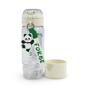 Forbe Panda Plastic Water Bottle – White