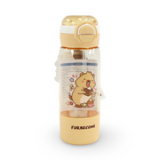 Forbe Squirrel Plastic Water Bottle – Beige